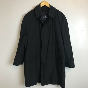 London Fog Black Rain Coat